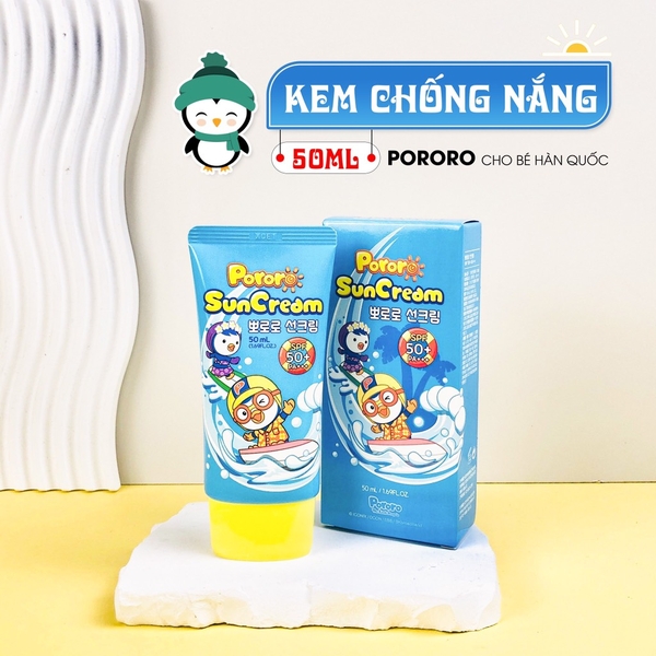 Kem chống nắng Pororo trẻ em SunCream 50ml (100ea)
