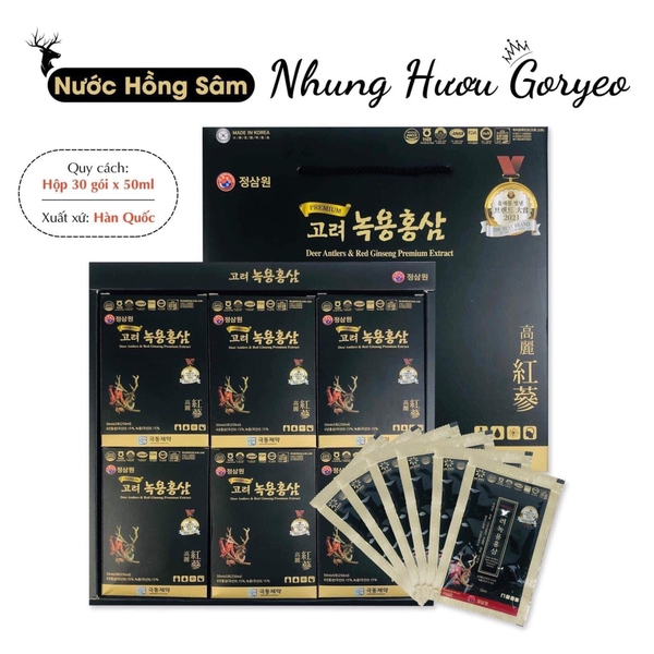 Nước hồng sâm lộc nhung hươu Goryeo