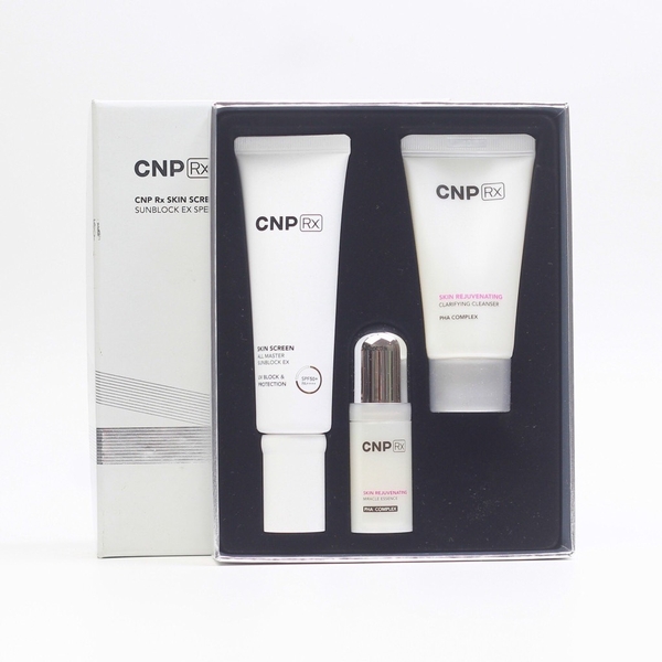 Set kem chống nắng CNP rx dưỡng trắng 58kw (30ea)
