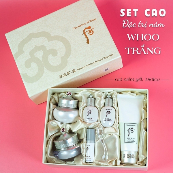 Set cao trị nám whoo 180kw tăng 1% (8ea)