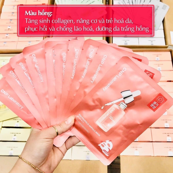 Mặt nạ CNP màu hồng hộp 10 miếng (36ea)