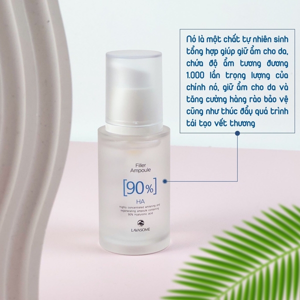 Tinh chất filler siêu phục hồi 90% HA 30ml LAVASOME (132ea)