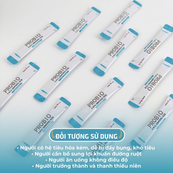 Men vi sinh hỗ trợ tiêu hóa Probio Sang-A Probio Hộp 30 gói x 2g