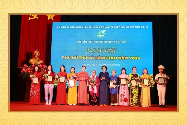 Giám đốc Dược thảo Thiên Phúc vinh dự nhận Giải thưởng Phụ nữ Thủ đô tiêu biểu 2022