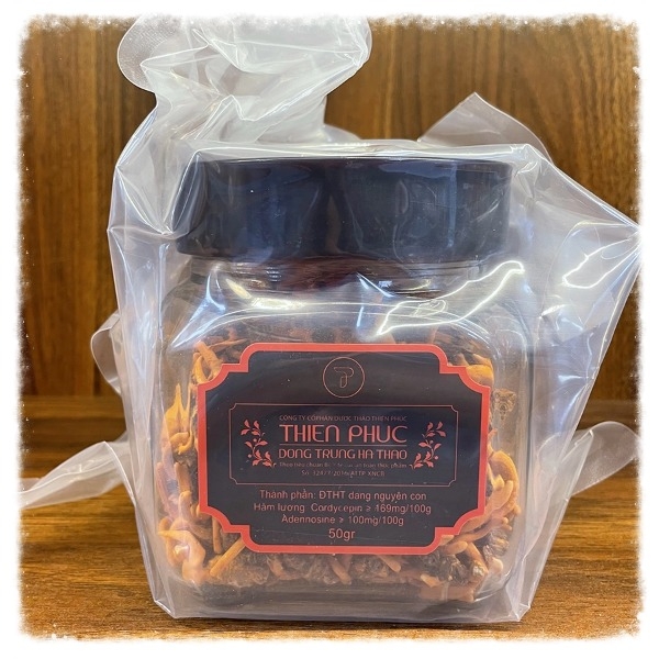Đông Trùng Hạ Thảo Nguyên Con Sấy Khô 50gram (GÃY)