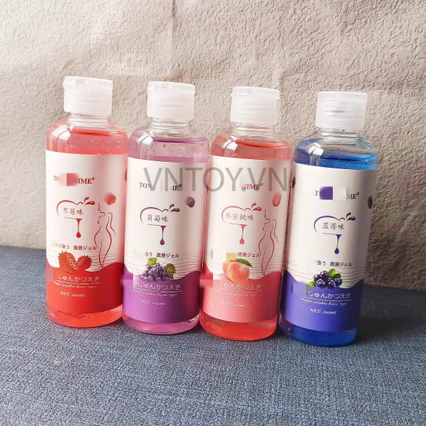 Gel Bôi Trơn Trái Cây Tono Hime – Trải Nghiệm Mượt Mà, Ngọt Ngào Cho Cả Vùng Kín Và Cơ Thể