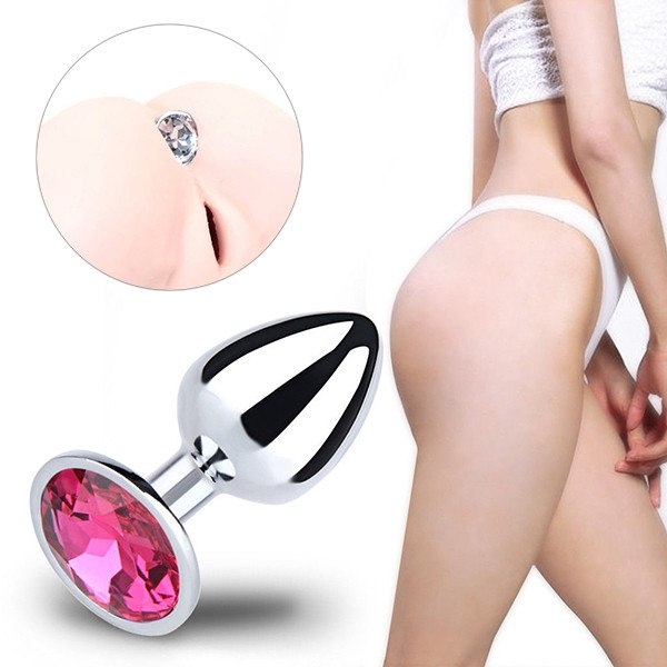 Phích cắm hậu môn inox đính đá: Sự kết hợp giữa thẩm mỹ và khoái cảm