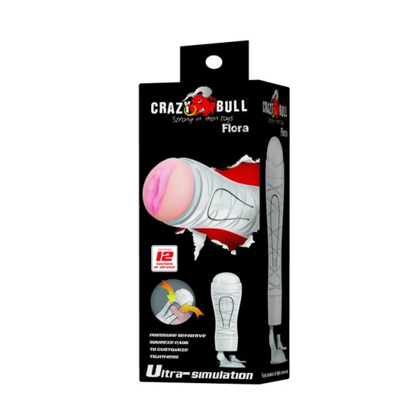 Cốc thủ dâm gắn tường Crazy Bull Flora