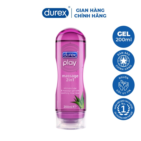 Gel Bôi Trơn Durex Play Massage 200ml