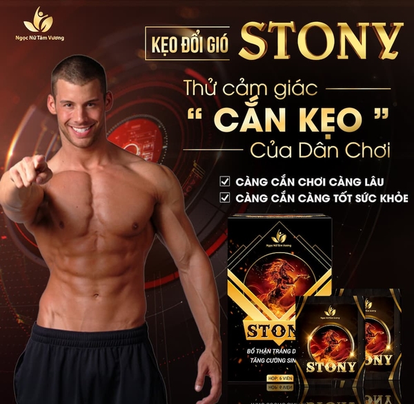 Kẹo Stony chính hãng - Tăng cường sinh lý, gia tăng ham muốn