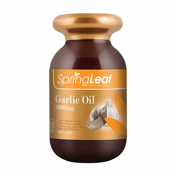 Spring Leaf Viên Uống Tinh Dầu Tỏi Garlic Oil 3000mg (360 Viên)