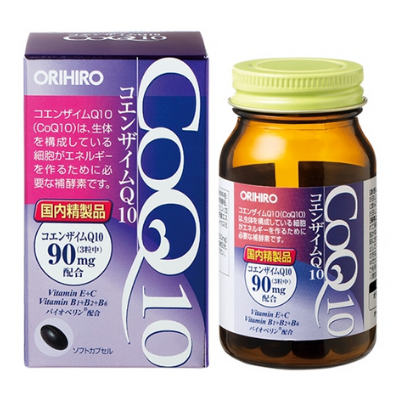 Viên uống hỗ trợ tim mạch Coenzyme Q10 Orihiro (90 viên)