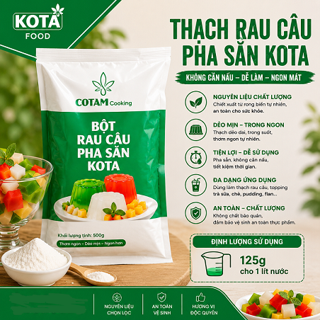 Thạch Rau Câu Pha Sẵn KOTA