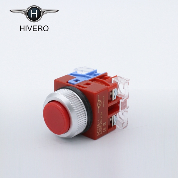 NÚT NHẤN KHÔNG ĐÈN MẦU ĐỎ, XANH HC25B