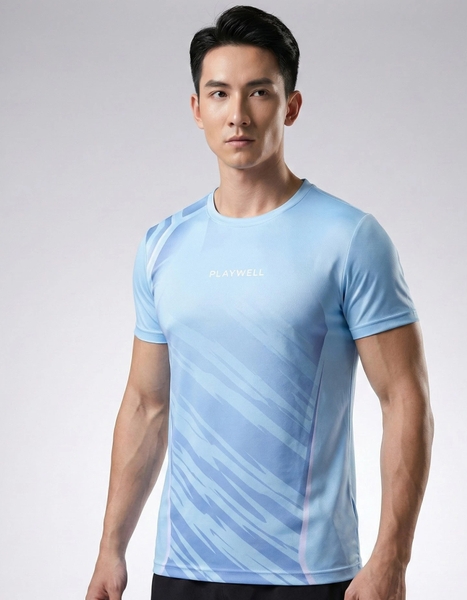 Áo thun thể thao nam Blur Motion PW11245