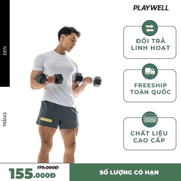 Áo thun thể thao nam PWA4233