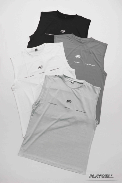 Áo Tanktop thể thao nam Infinity PWTA0326 thoải mái, thoáng mát, co giãn, chất liệu cao cấp