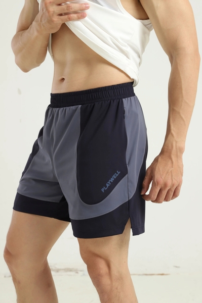 Quần Short thể thao nam Power Zip PW1251