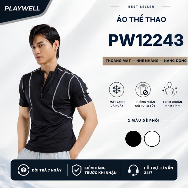 Áo thun thể thao nam Turbo X PW12243
