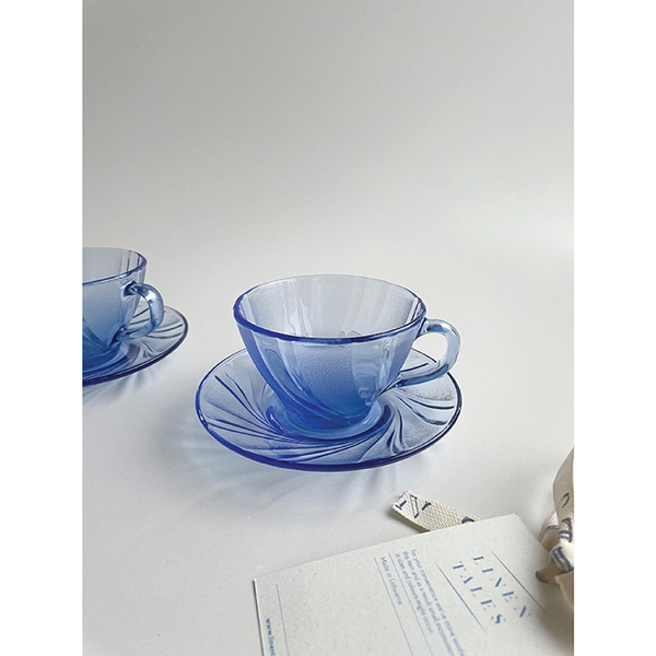 Dĩa Beau Rigave xanh Marine 13.5cm