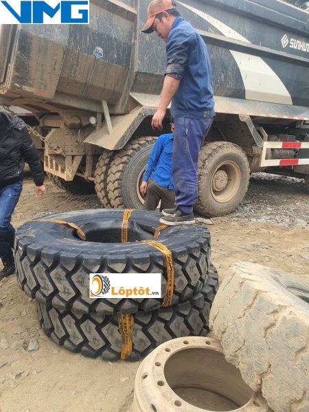 Lốp 14.00R25 JIANXIN, siêu tải, siêu bền.