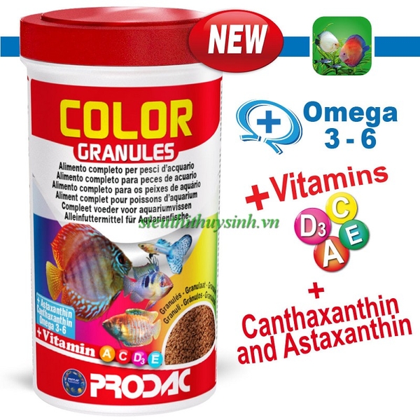 thuc-an-ca-canh-prodac-color-granules-500g