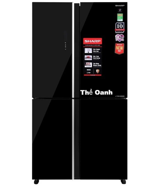 Tủ lạnh Sharp Inverter 525 lít Multi Door SJFXP 600VGBK