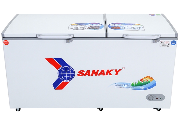 Tủ đông Sanaky 2 Ngăn Đông Mát 485 lít VH-6699W1