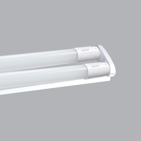 Bộ Đèn Led Tube Thủy Tinh T8 Bóng Đôi MPE 1m2