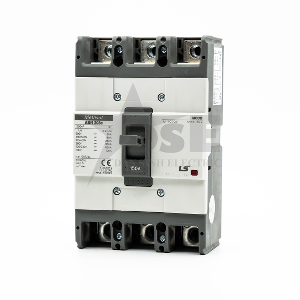 MCCB CB Khối ABN203C 3P 150A LS