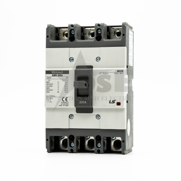MCCB CB Khối ABN203C 3P 200A LS