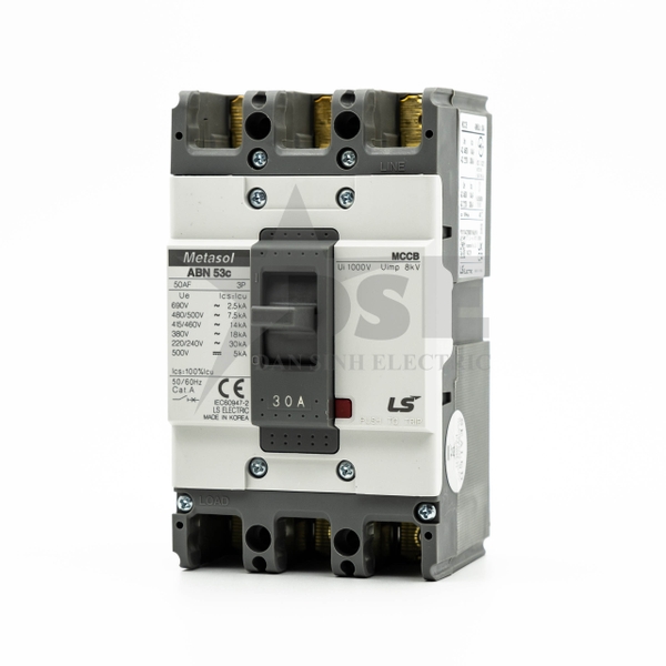 MCCB CB Khối ABN53C 3P 30A LS
