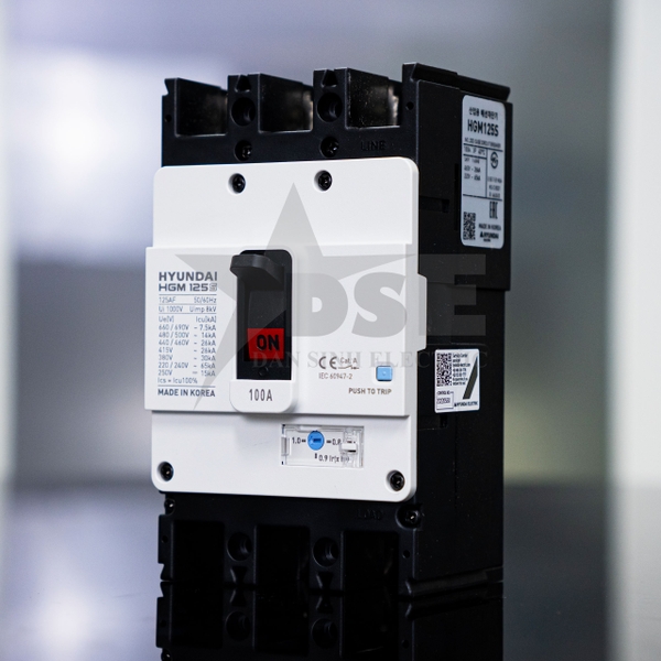 MCCB CB Khối HGM125S 3P HYUNDAI