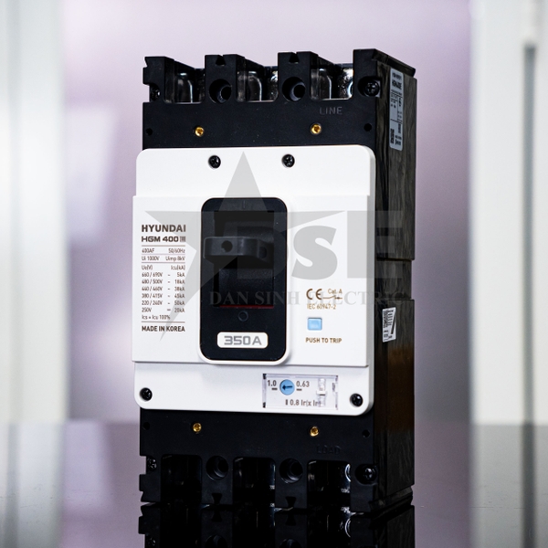 MCCB CB Khối HGM400E 3P HYUNDAI