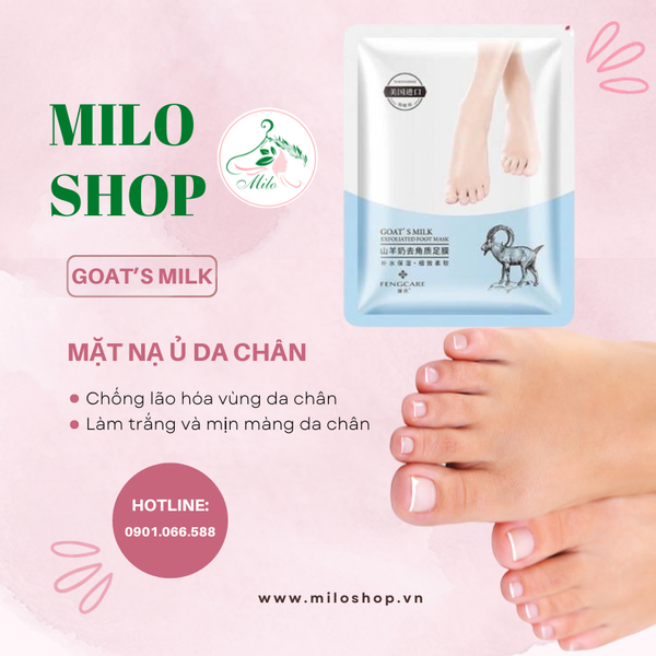 Mặt nạ ủ da chân Goat's Milk (35g/đôi)