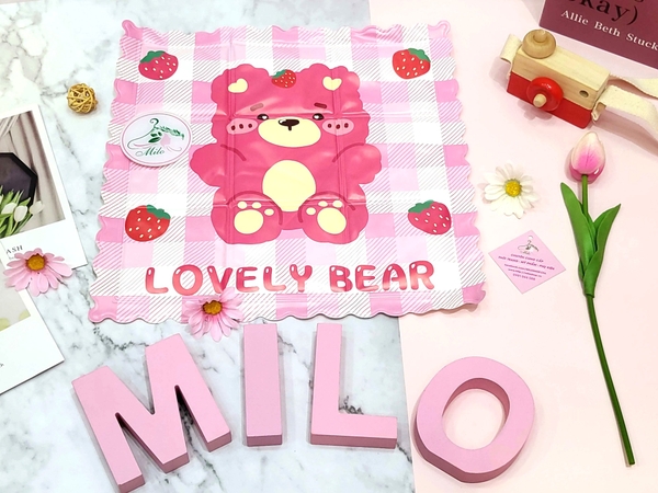 Đệm gel lót ngồi gấu dâu Lotso