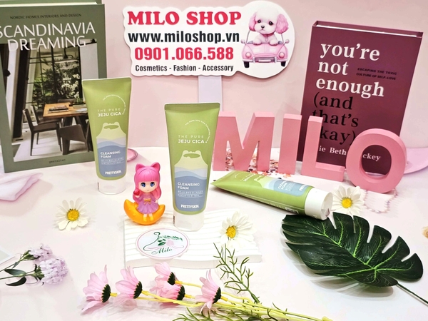 Sữa rửa mặt rau má Jeju CiCa Prettyskin - 150ml