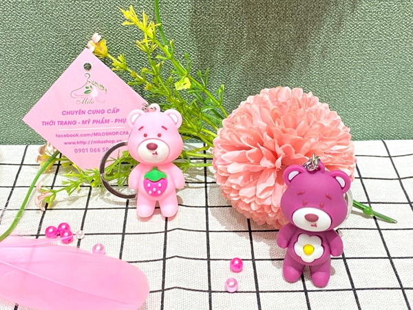 Móc khóa gấu lotso cute