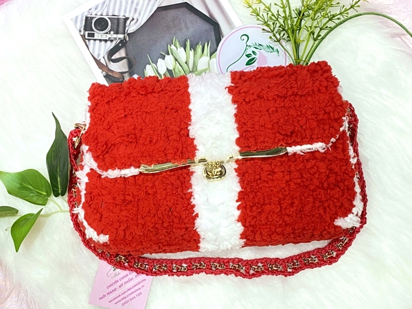 Túi xách đan len - Handmade (mẫu 2)