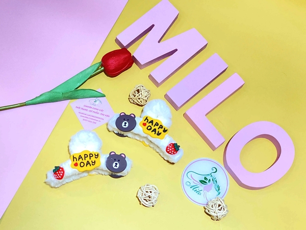 Kẹp lông gấu happy day