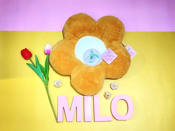 Đệm lót ngồi, tựa lưng hình bông hoa