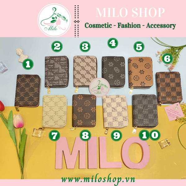 Ví ngắn cầm tay thương hiệu mix mẫu