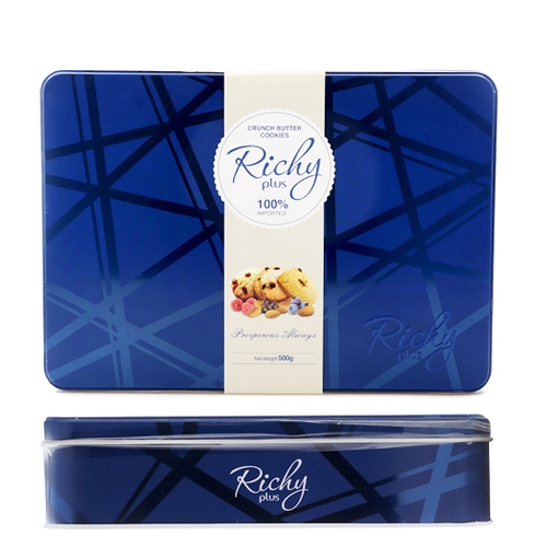 Bánh Richy Plus bơ thập cẩm-Richy VN, hộp thiếc (500g). Siêu thị Đức Thành