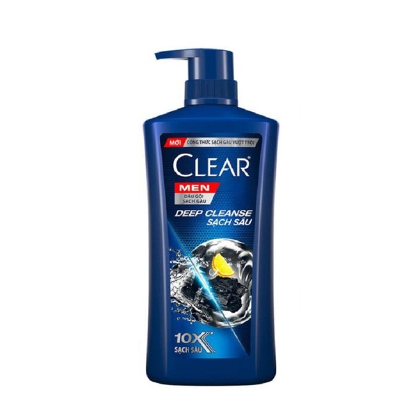 Dầu gội CLear Men Deep Cleanse-Dầu gội sạch gàu sạch sâu, chai (630g/612ml)