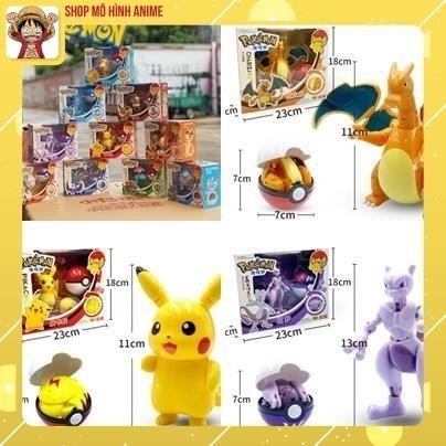 Đồ Chơi Lắp Ghép Hình Pokemon Cao Cấp, Full Box - Dành Cho Trẻ Nhỏ Làm Bộ Sưu Tập, Quà Tặng Sinh Nhật