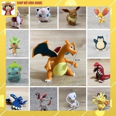 Mô Hình Các Nhân Vật Pokemon, Pikachu, Đồ Chơi Trang Trí, Bộ Sưu Tập Nhân Vật Yêu Thích Cho Các Bé