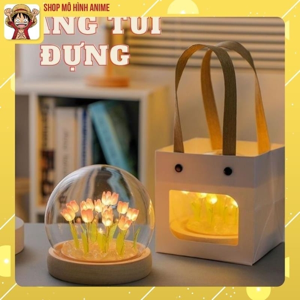 Đèn Ngủ Hoa Tulip, Đèn Decor, Đồ Decor Trang Trí Thủ Công Diy, Quà Tặng Sinh Nhật, Dịp Lễ Đặc Biệt