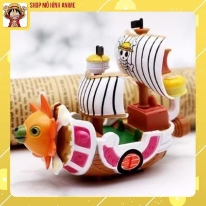 Mô Hình Thuyền One Piece, Thuyền Thousand Sunny Cao 9cm, Mô Hình Decor Trang Trí, Bộ Sưu Tập Nhân Vật