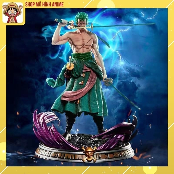 Mô Hình Zoro, Nhân Vật Trong One Piece, Cao 22cm Full Box, Decor Trang Trí, Bộ Sưu Tập Nhân Vật Anime