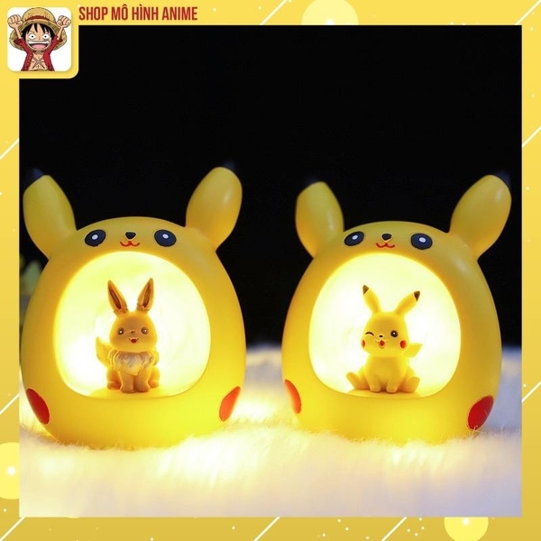 Đèn Ngủ Pikachu, Pokemon, Phát Sáng Ban Đêm Siêu Dễ Thương, Decor Trang Trí, Góc Học Tập Cho Bé, Quà Tặng Sinh Nhật